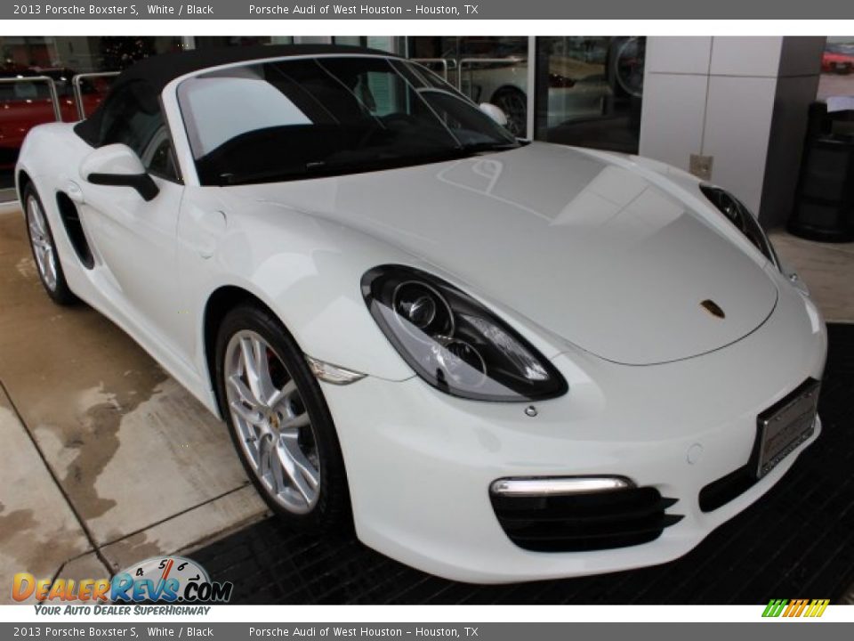 2013 Porsche Boxster S White / Black Photo #2