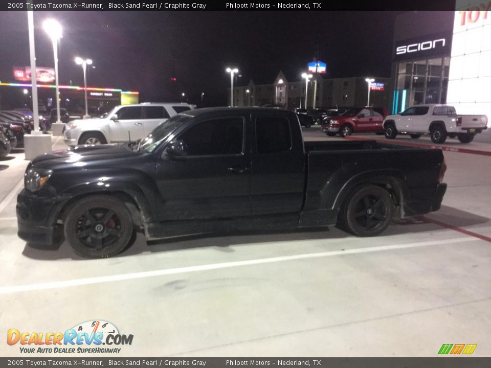 2005 Toyota Tacoma X-Runner Black Sand Pearl / Graphite Gray Photo #2