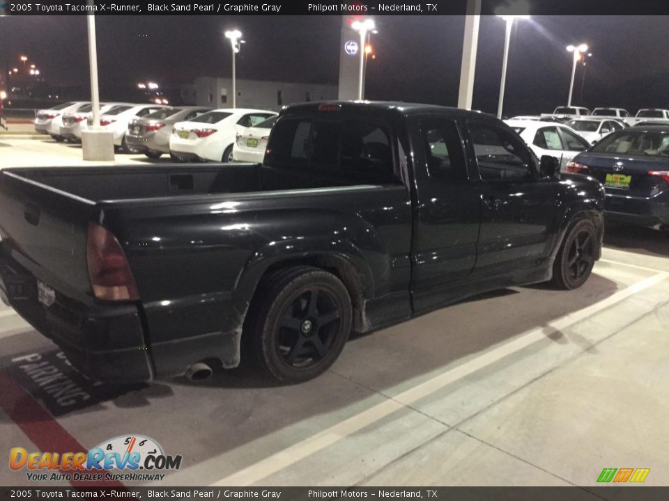 2005 Toyota Tacoma X-Runner Black Sand Pearl / Graphite Gray Photo #4
