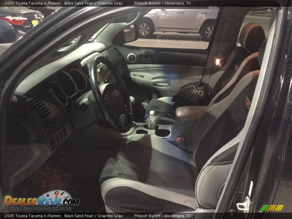 2005 Toyota Tacoma X-Runner Black Sand Pearl / Graphite Gray Photo #7