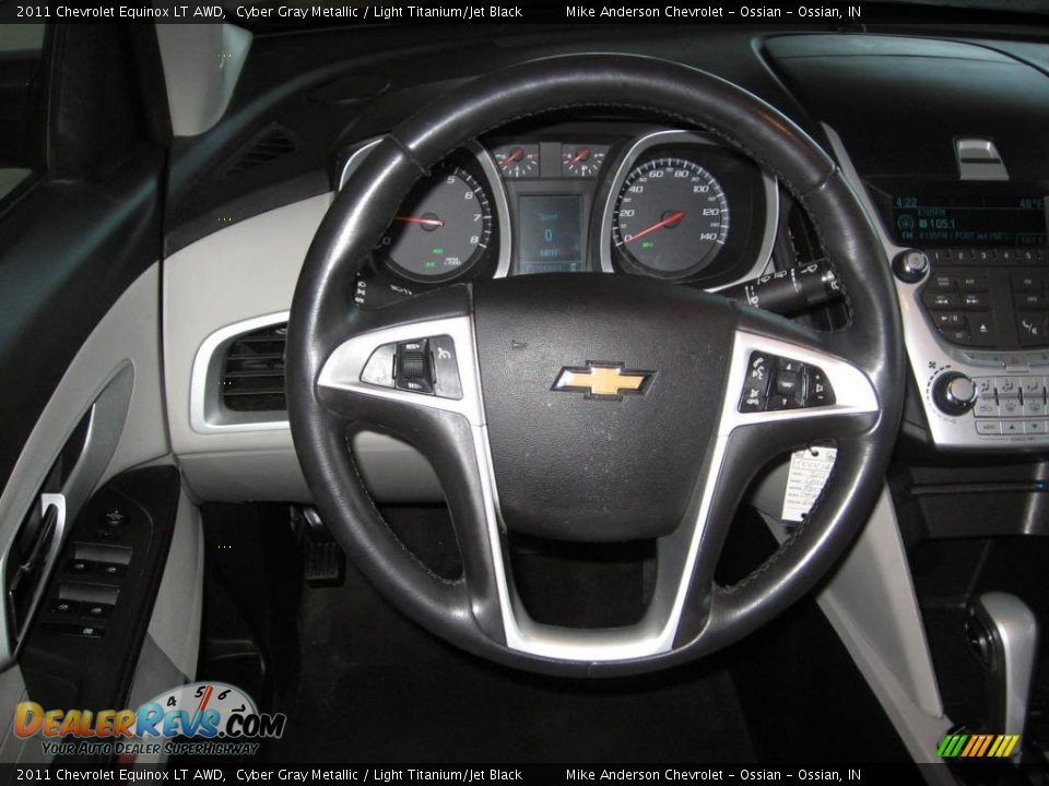 2011 Chevrolet Equinox LT AWD Cyber Gray Metallic / Light Titanium/Jet Black Photo #4