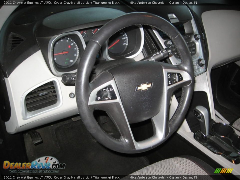 2011 Chevrolet Equinox LT AWD Cyber Gray Metallic / Light Titanium/Jet Black Photo #6