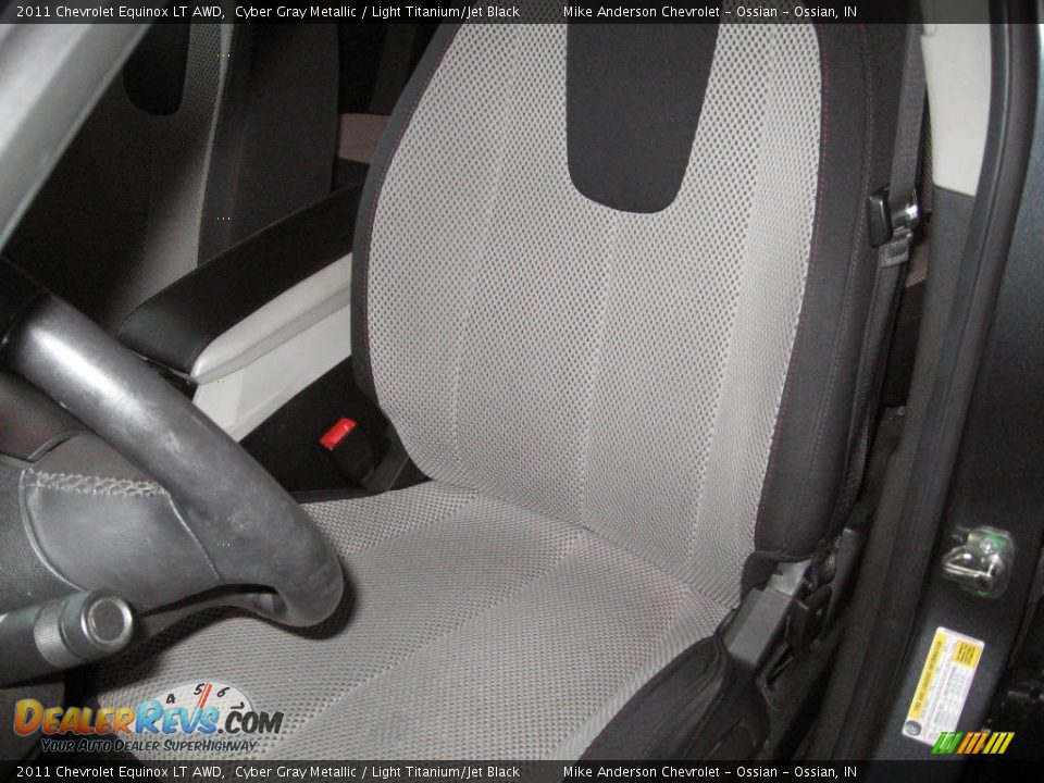 2011 Chevrolet Equinox LT AWD Cyber Gray Metallic / Light Titanium/Jet Black Photo #7