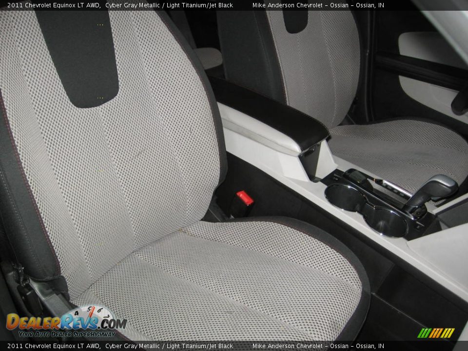 2011 Chevrolet Equinox LT AWD Cyber Gray Metallic / Light Titanium/Jet Black Photo #10