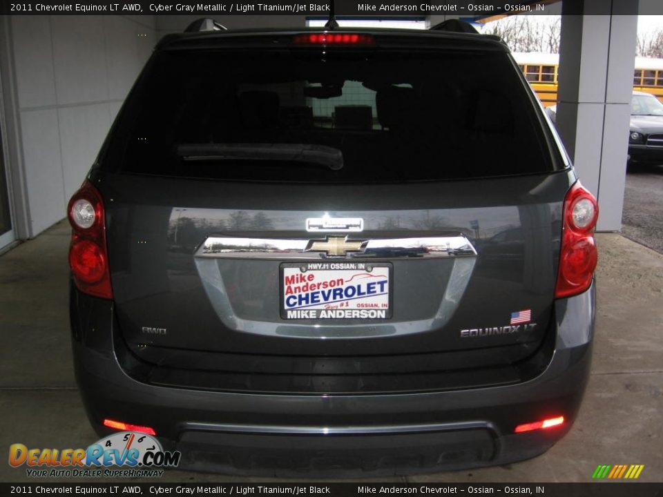 2011 Chevrolet Equinox LT AWD Cyber Gray Metallic / Light Titanium/Jet Black Photo #14