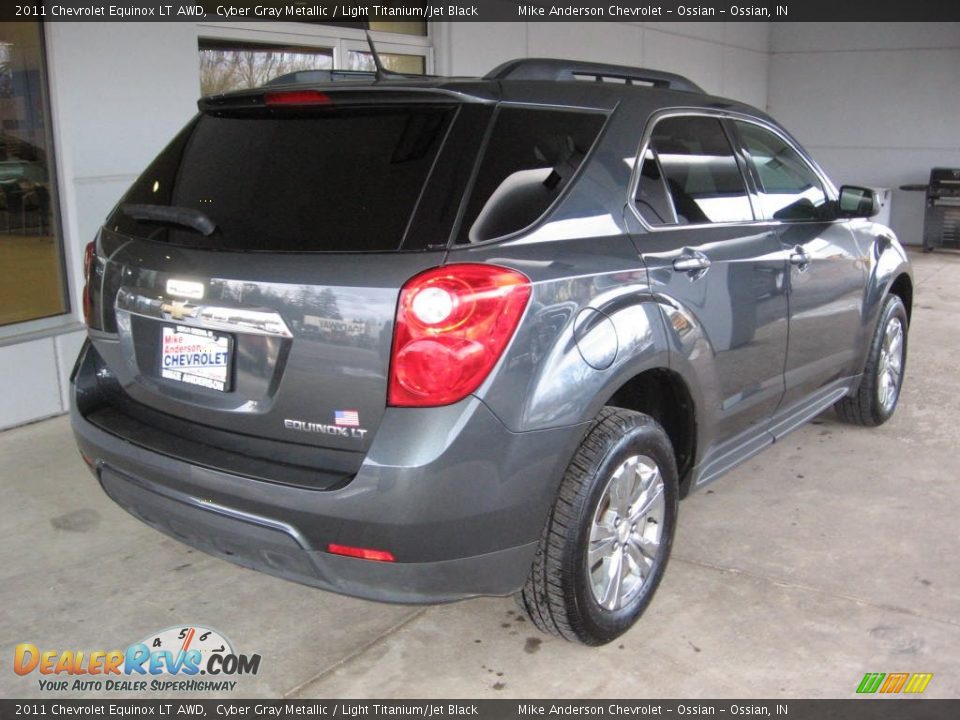 2011 Chevrolet Equinox LT AWD Cyber Gray Metallic / Light Titanium/Jet Black Photo #21