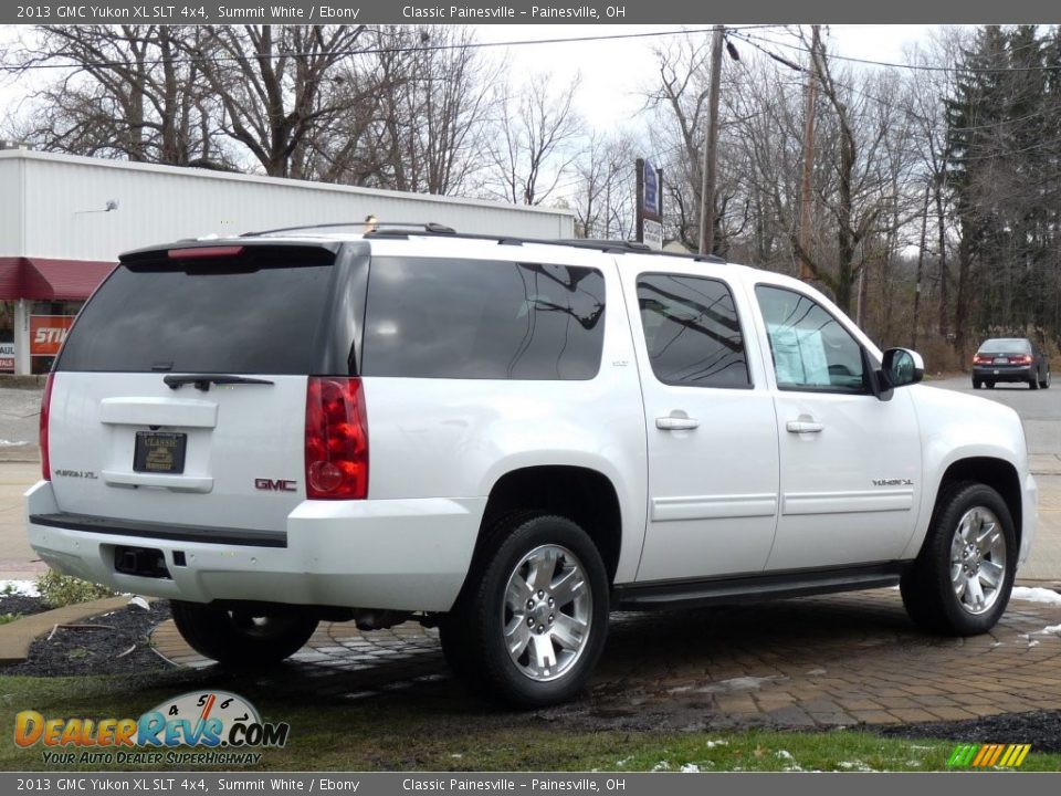 2013 GMC Yukon XL SLT 4x4 Summit White / Ebony Photo #2