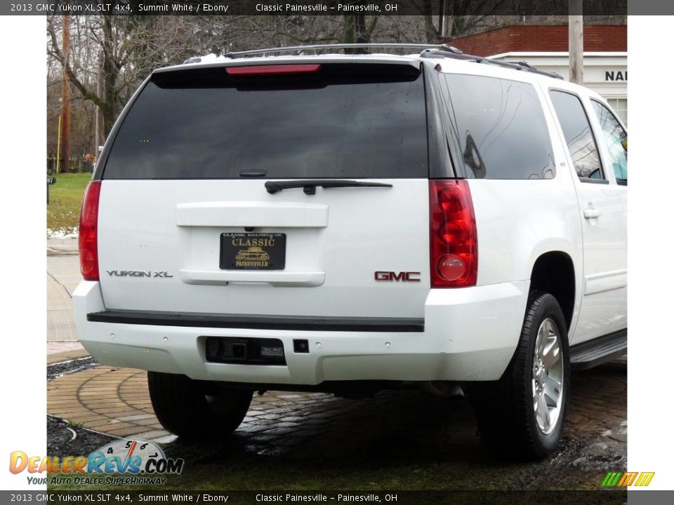 2013 GMC Yukon XL SLT 4x4 Summit White / Ebony Photo #3