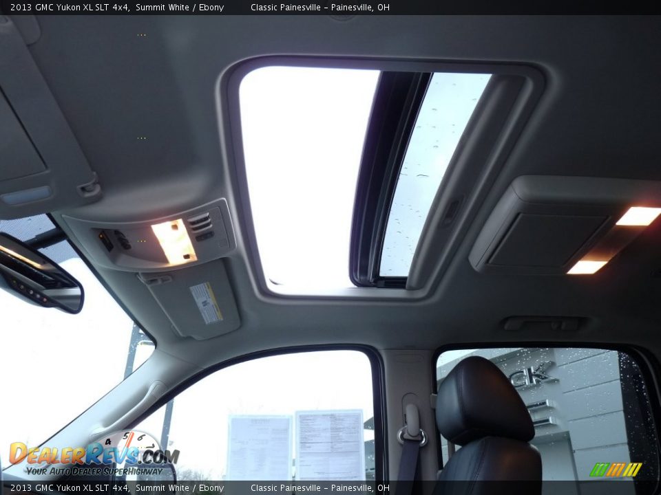 2013 GMC Yukon XL SLT 4x4 Summit White / Ebony Photo #8