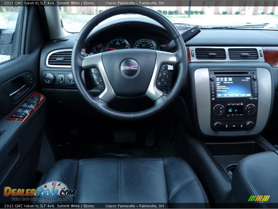 2013 GMC Yukon XL SLT 4x4 Summit White / Ebony Photo #11