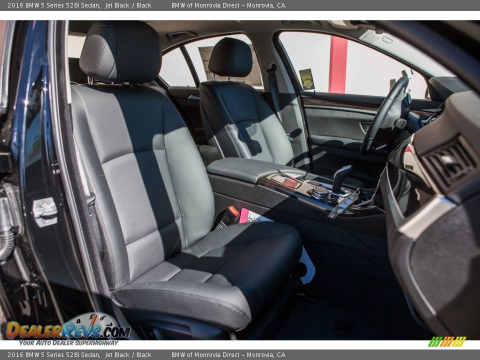 2016 BMW 5 Series 528i Sedan Jet Black / Black Photo #2