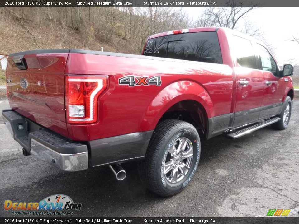 Ruby Red 2016 Ford F150 XLT SuperCrew 4x4 Photo #2