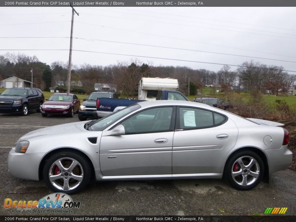 2006 Pontiac Grand Prix GXP Sedan Liquid Silver Metallic / Ebony Photo #3