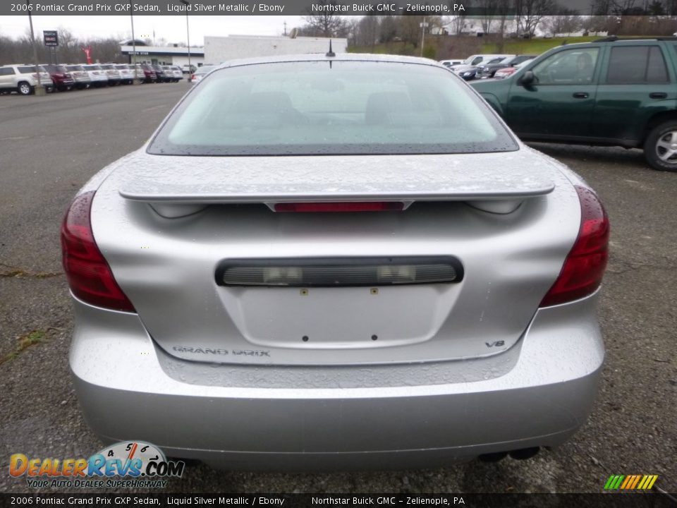 2006 Pontiac Grand Prix GXP Sedan Liquid Silver Metallic / Ebony Photo #5