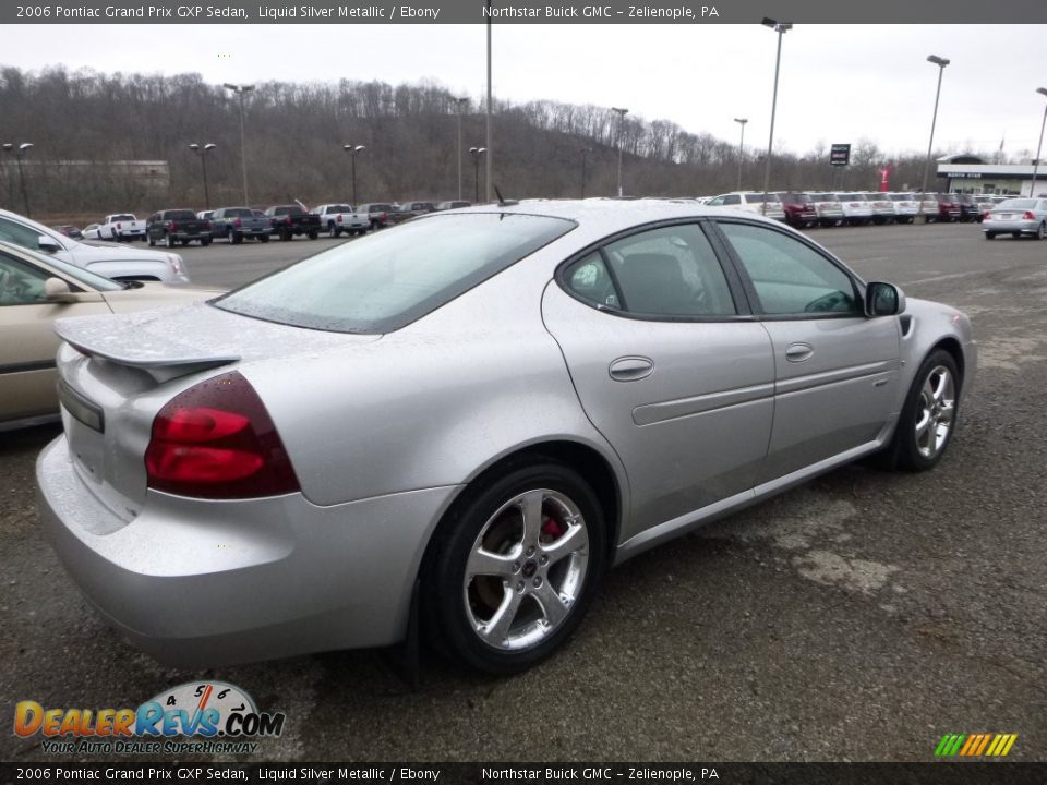 2006 Pontiac Grand Prix GXP Sedan Liquid Silver Metallic / Ebony Photo #6