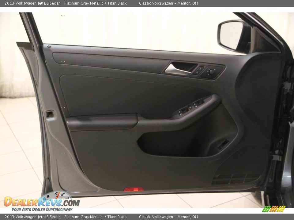 2013 Volkswagen Jetta S Sedan Platinum Gray Metallic / Titan Black Photo #4