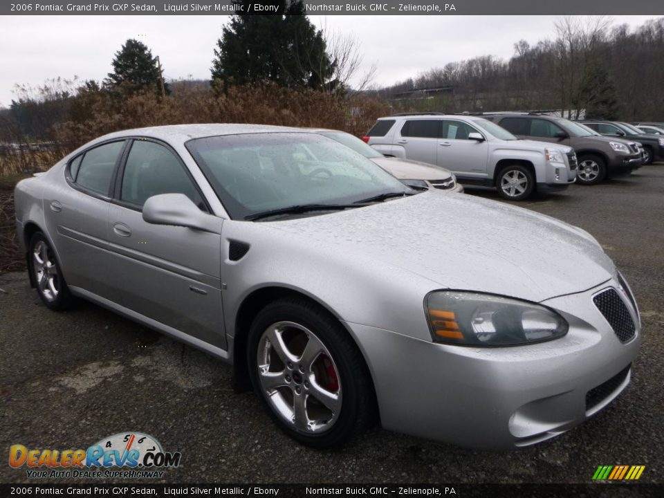 2006 Pontiac Grand Prix GXP Sedan Liquid Silver Metallic / Ebony Photo #8