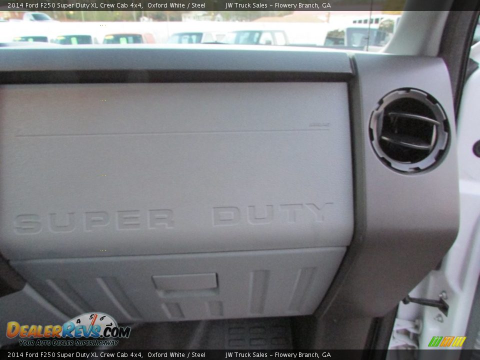 2014 Ford F250 Super Duty XL Crew Cab 4x4 Oxford White / Steel Photo #21