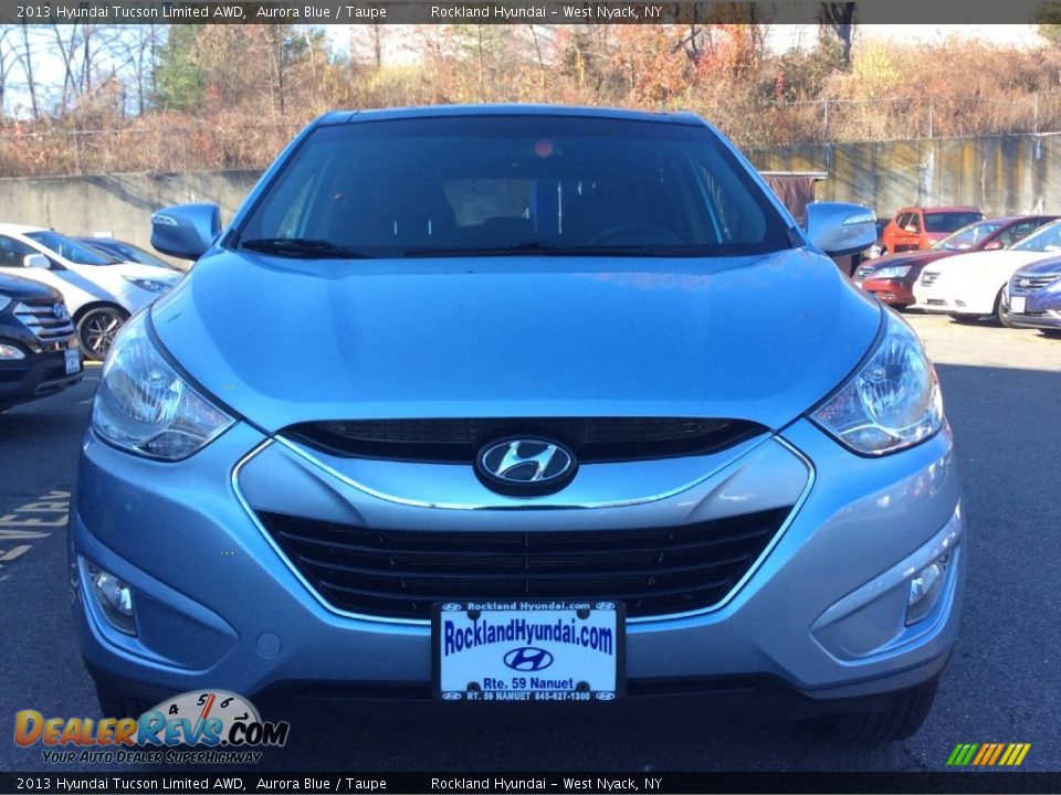 2013 Hyundai Tucson Limited AWD Aurora Blue / Taupe Photo #2