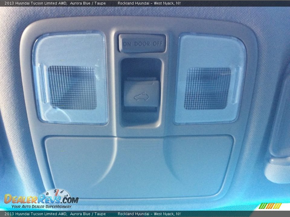 2013 Hyundai Tucson Limited AWD Aurora Blue / Taupe Photo #12