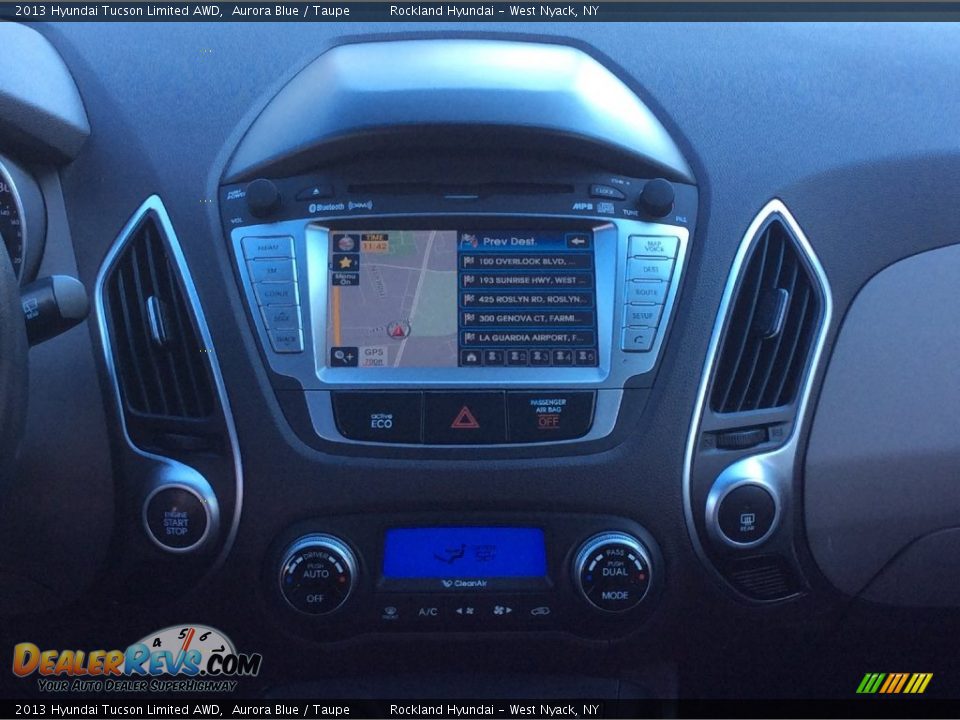 2013 Hyundai Tucson Limited AWD Aurora Blue / Taupe Photo #15