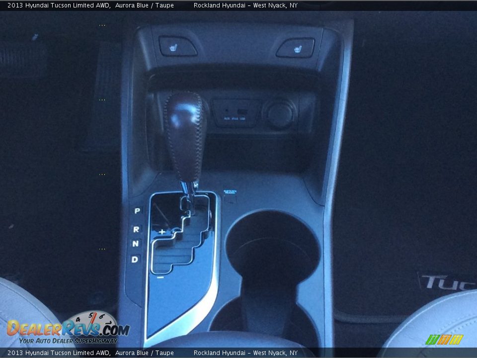 2013 Hyundai Tucson Limited AWD Aurora Blue / Taupe Photo #17