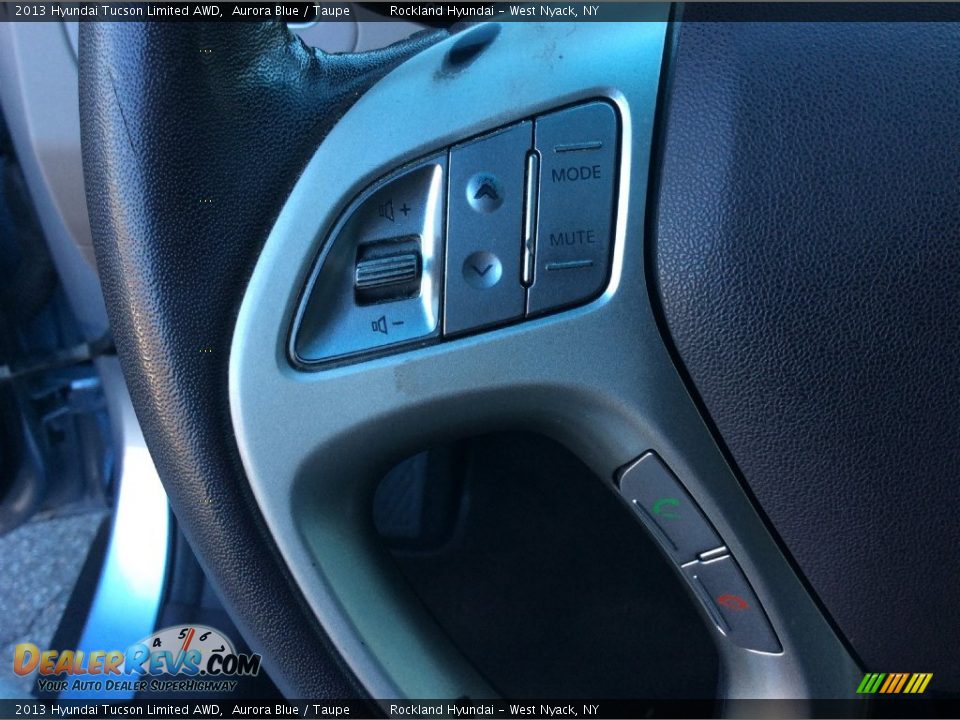 2013 Hyundai Tucson Limited AWD Aurora Blue / Taupe Photo #19