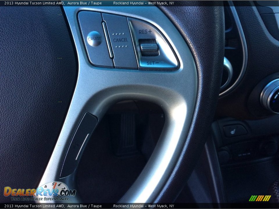 2013 Hyundai Tucson Limited AWD Aurora Blue / Taupe Photo #20