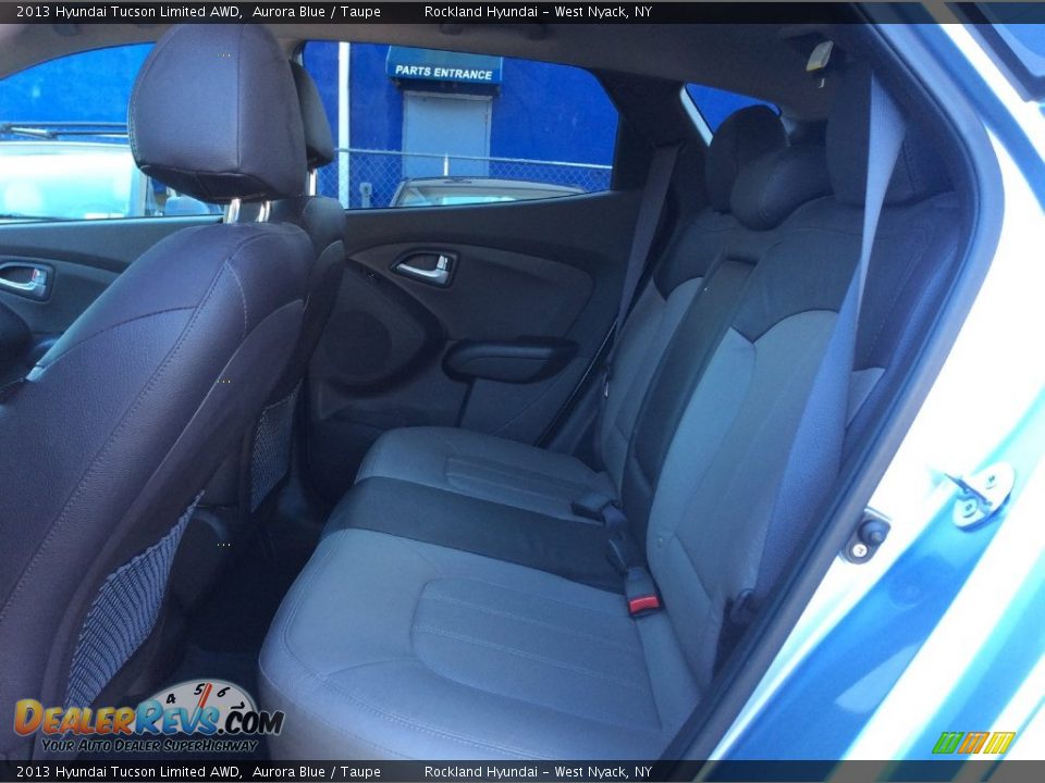 2013 Hyundai Tucson Limited AWD Aurora Blue / Taupe Photo #22