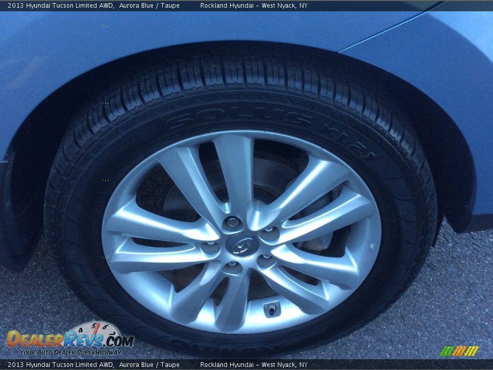 2013 Hyundai Tucson Limited AWD Aurora Blue / Taupe Photo #29