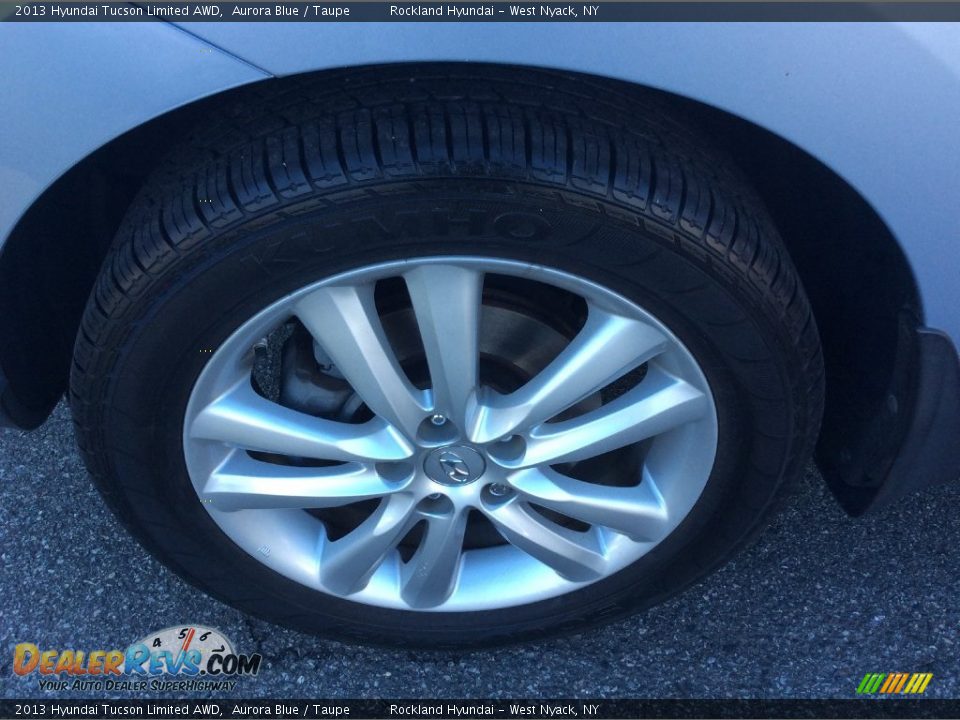 2013 Hyundai Tucson Limited AWD Aurora Blue / Taupe Photo #30