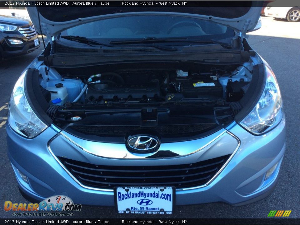 2013 Hyundai Tucson Limited AWD Aurora Blue / Taupe Photo #31