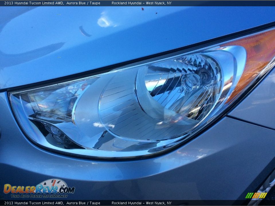 2013 Hyundai Tucson Limited AWD Aurora Blue / Taupe Photo #32