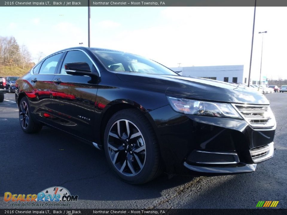 2016 Chevrolet Impala LT Black / Jet Black Photo #3