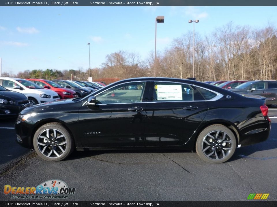 2016 Chevrolet Impala LT Black / Jet Black Photo #9