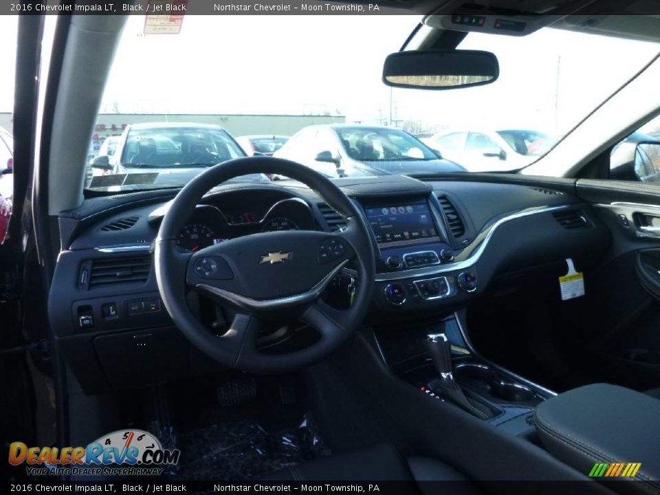 2016 Chevrolet Impala LT Black / Jet Black Photo #13