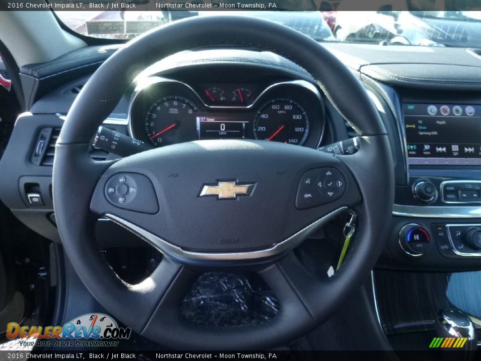 2016 Chevrolet Impala LT Black / Jet Black Photo #17