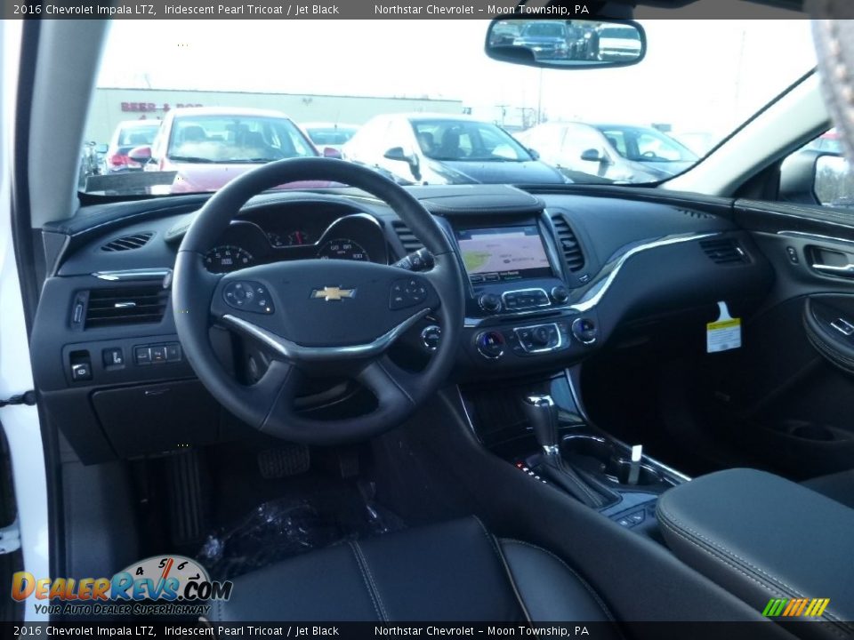 Jet Black Interior - 2016 Chevrolet Impala LTZ Photo #12