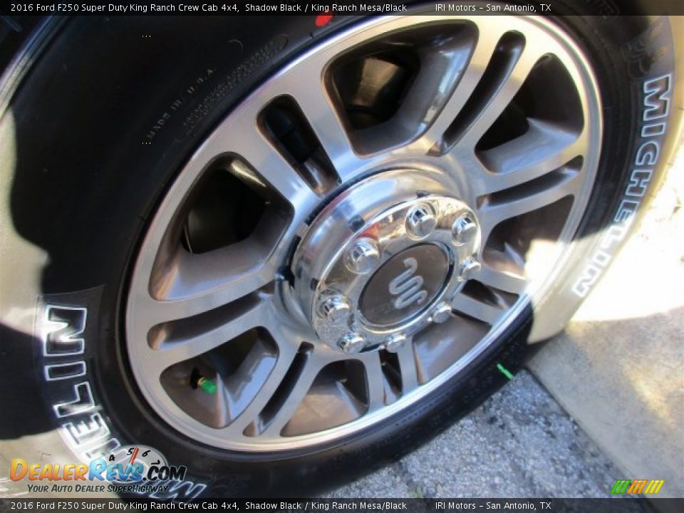 2016 Ford F250 Super Duty King Ranch Crew Cab 4x4 Shadow Black / King Ranch Mesa/Black Photo #5