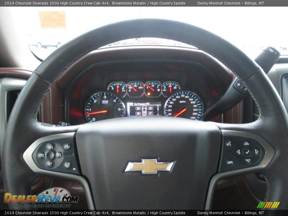 2014 Chevrolet Silverado 1500 High Country Crew Cab 4x4 Brownstone Metallic / High Country Saddle Photo #15