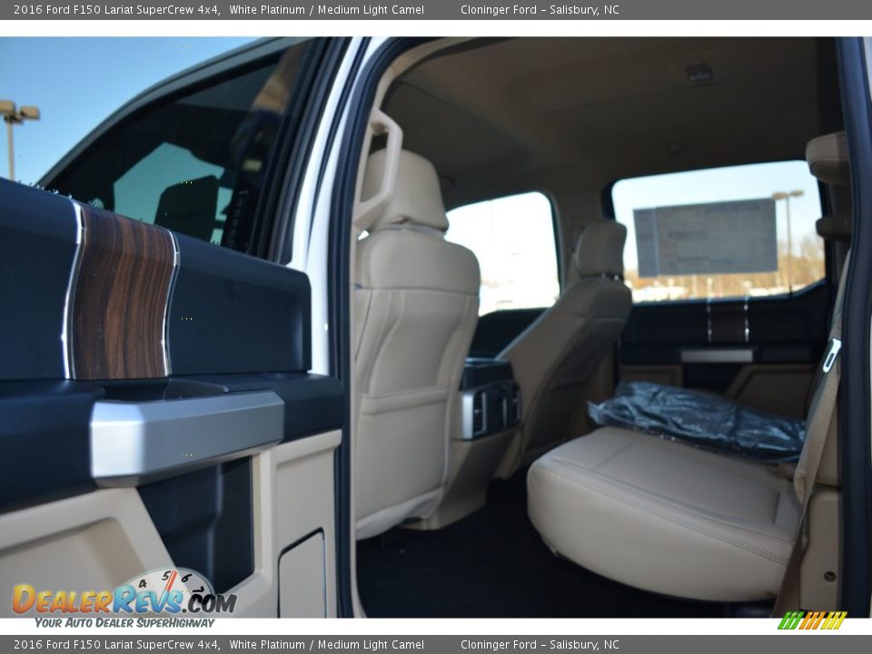 Rear Seat of 2016 Ford F150 Lariat SuperCrew 4x4 Photo #13