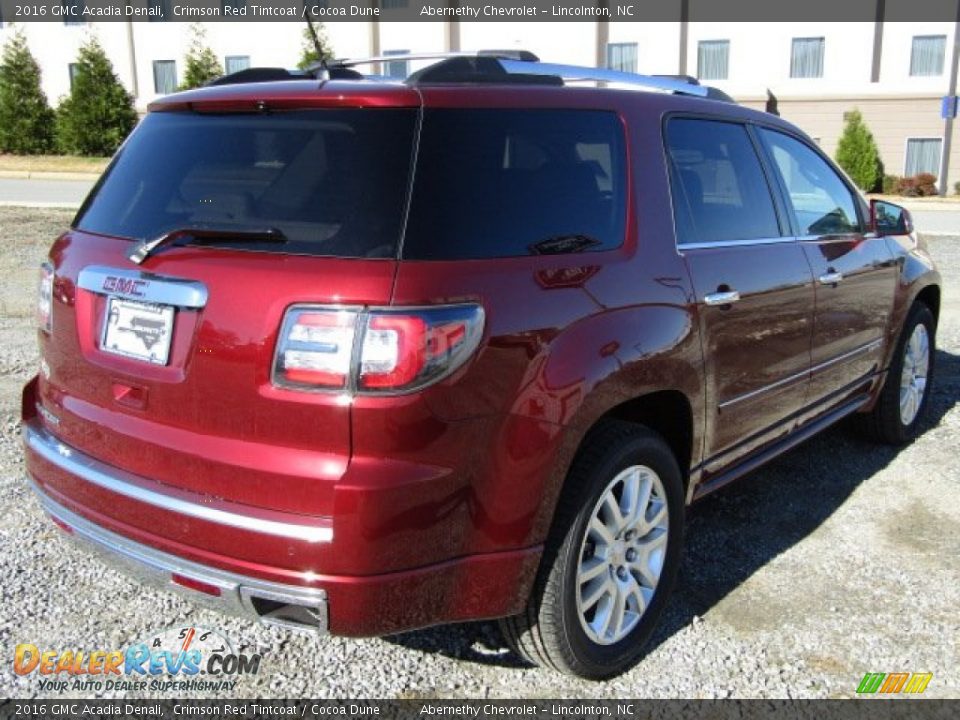 2016 GMC Acadia Denali Crimson Red Tintcoat / Cocoa Dune Photo #5
