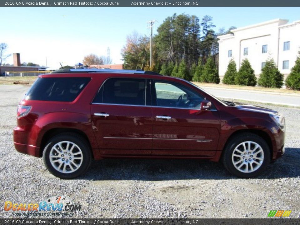 2016 GMC Acadia Denali Crimson Red Tintcoat / Cocoa Dune Photo #6