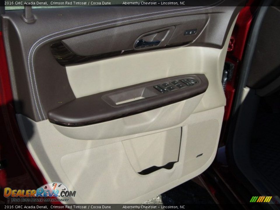 2016 GMC Acadia Denali Crimson Red Tintcoat / Cocoa Dune Photo #7