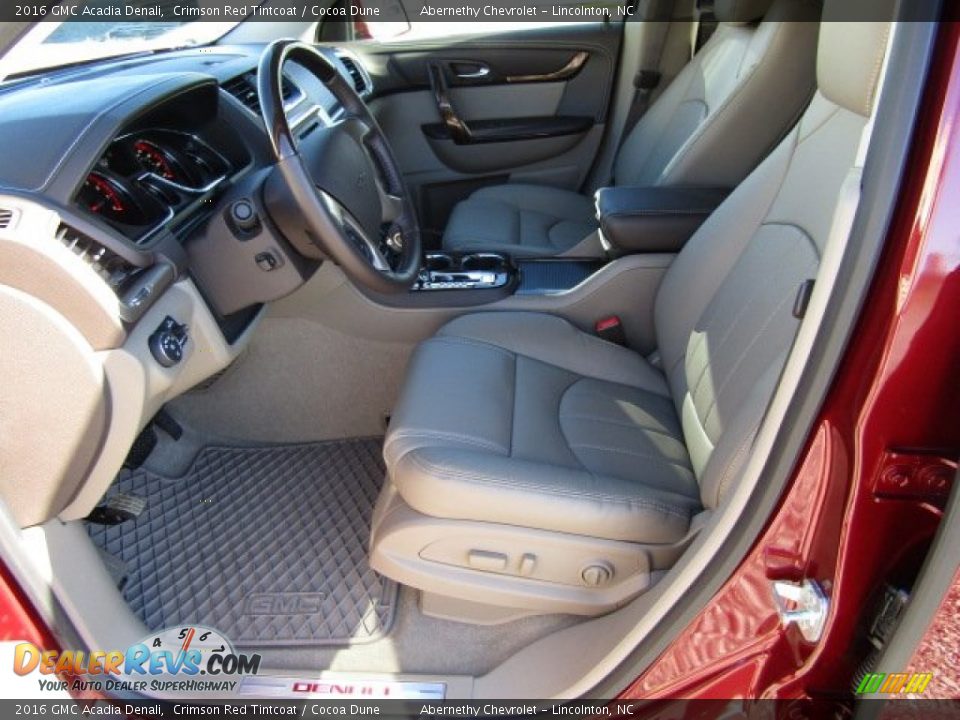 2016 GMC Acadia Denali Crimson Red Tintcoat / Cocoa Dune Photo #8