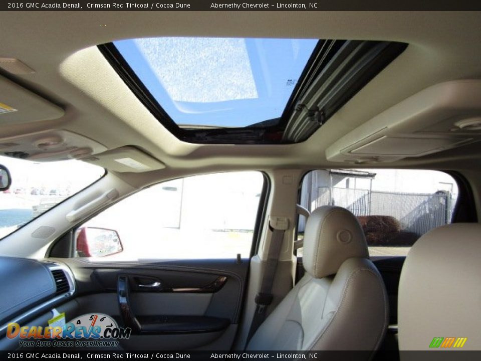 2016 GMC Acadia Denali Crimson Red Tintcoat / Cocoa Dune Photo #9