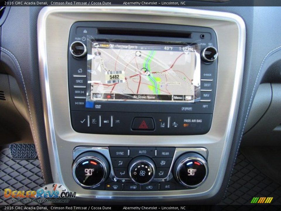 2016 GMC Acadia Denali Crimson Red Tintcoat / Cocoa Dune Photo #12