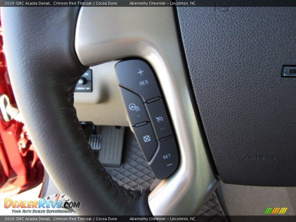 2016 GMC Acadia Denali Crimson Red Tintcoat / Cocoa Dune Photo #14