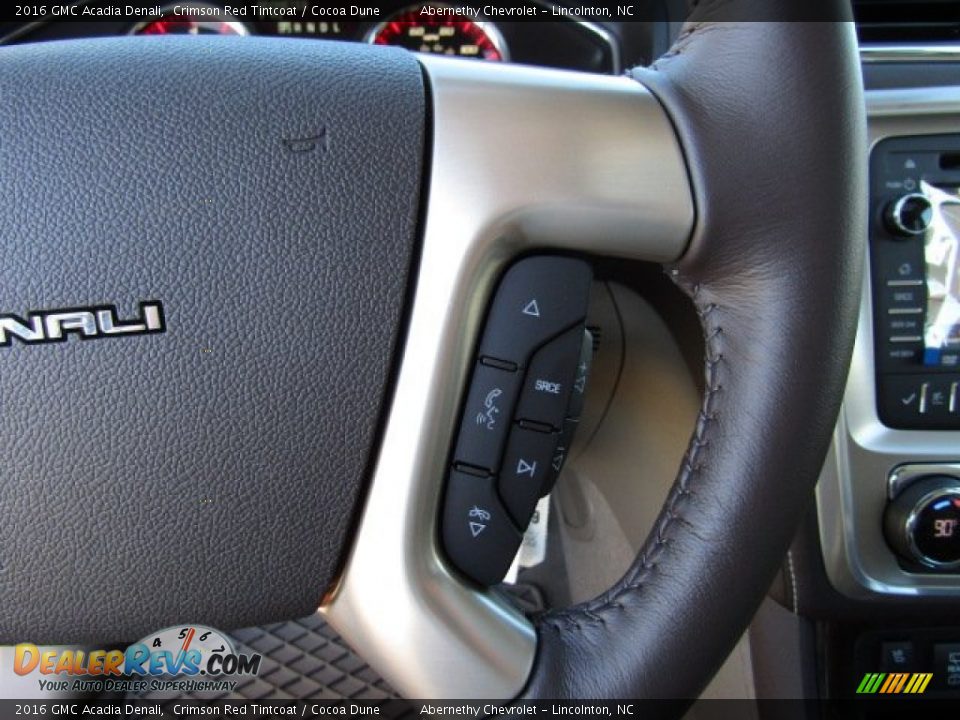 2016 GMC Acadia Denali Crimson Red Tintcoat / Cocoa Dune Photo #15