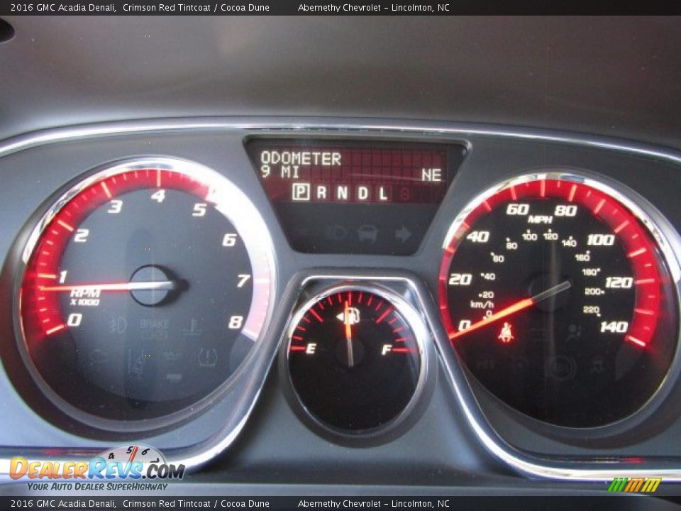2016 GMC Acadia Denali Crimson Red Tintcoat / Cocoa Dune Photo #16
